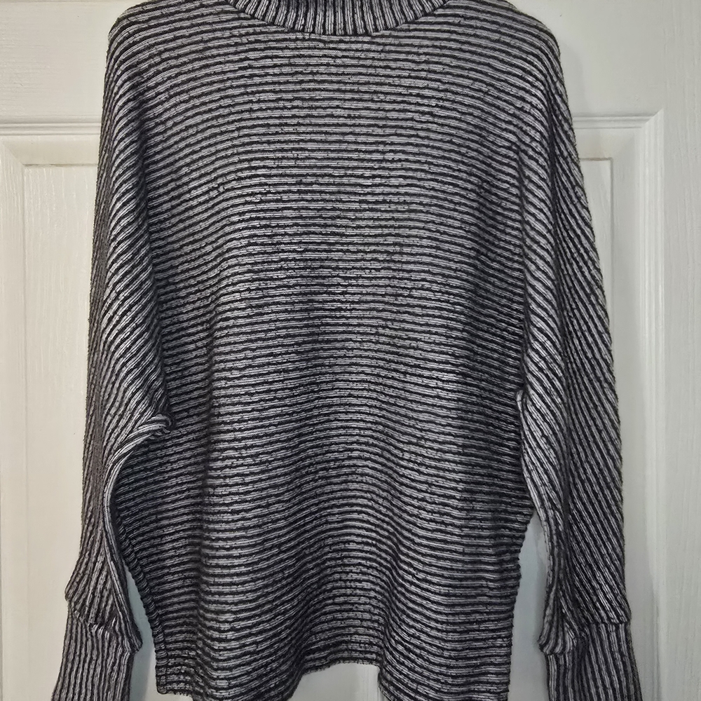 Urban Outfitters Monochrome Striped Turtleneck Sweater